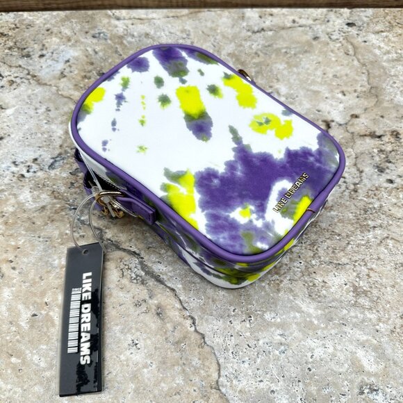 Like Dreams Crossbody Bag Womens Small Purse Multicolor Tie Dye Adjustable Strap - Picture 4 of 9